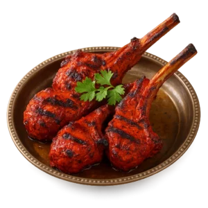 TANDOORI LAMB CHOPS 4 Pieces